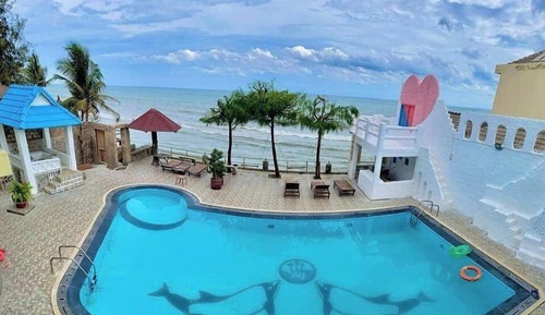 Habitación familiar, vistas al mar