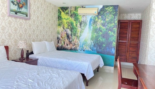 Habitación familiar, vistas al jardín