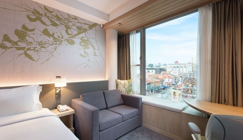 Habitación Deluxe, 1 cama de matrimonio grande con sofá cama