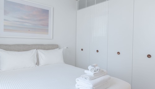Apartamento, 1 cama de matrimonio, no fumadores, vistas parciales al mar (Upper floor)