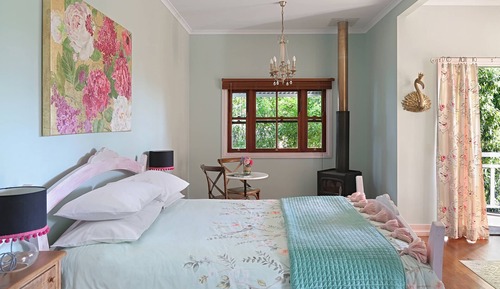 Habitación panorámica doble, no fumadores, balcón (The Gilded suite)