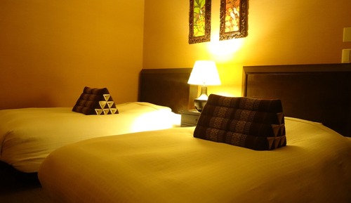 Habitación estándar con 2 camas individuales, no fumadores (Asian Style)