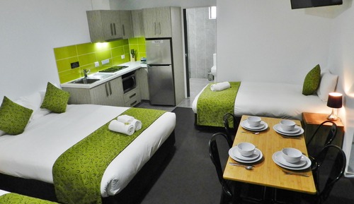 Habitación familiar, cocina básica (Deluxe)