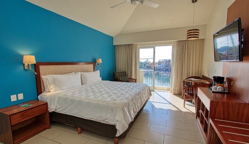 Habitación estándar, 1 cama de matrimonio grande, vistas al puerto deportivo