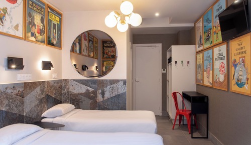 Habitación con 2 camas individuales