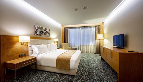 Suite, 1 cama de matrimonio grande, fumadores, vistas a la ciudad