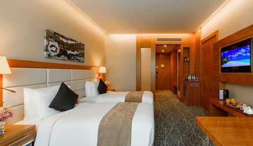Habitación estándar, 2 camas individuales, fumadores, vistas a la ciudad