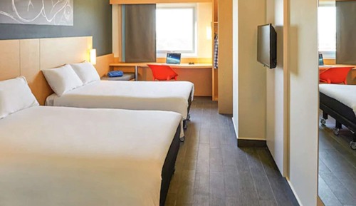 Habitación estándar doble, 2 camas dobles