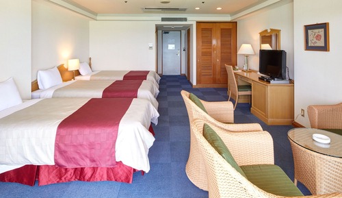 Habitación estándar con 2 camas individuales, vistas al mar