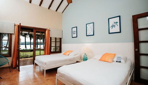 Habitación Deluxe, 2 camas dobles, vistas al mar