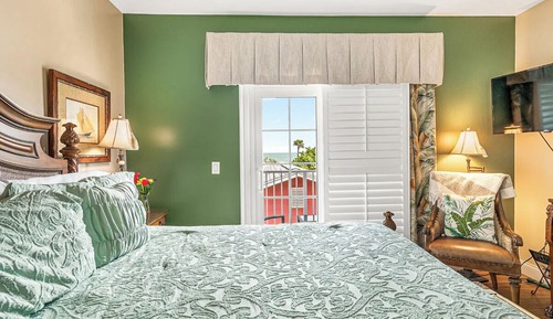 Habitación, 1 cama de matrimonio grande, balcón, vistas al mar