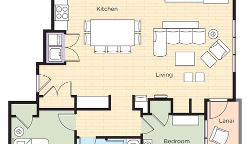 Suite presidencial, 3 habitaciones