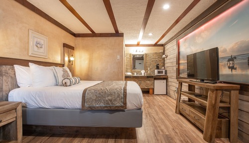 Suite estudio, 1 cama de matrimonio, frigorífico y microondas
