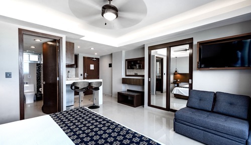 Habitación Deluxe, 1 cama de matrimonio grande, cocina básica