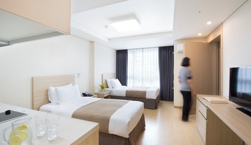 Superior Family Connecting Room + Kitchenette + Cookware
