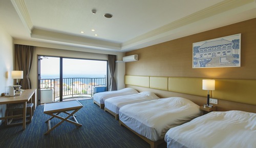 Habitación con 2 camas individuales, vistas al mar (Kaze Hotel, Renovated)