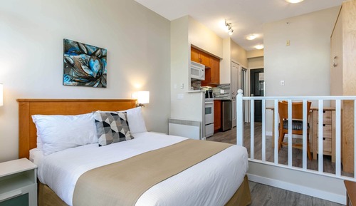 Suite estudio, 1 cama de matrimonio, balcón