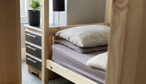 Habitación cuádruple, baño compartido (2 sets of bunk beds)