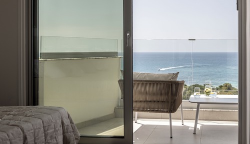 Habitación Deluxe doble, balcón, vistas al mar