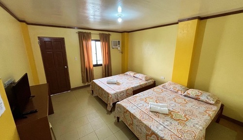 Habitación cuádruple, vistas al mar
