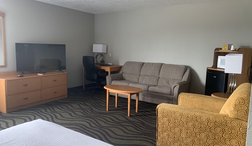 Habitación Deluxe, 2 camas de matrimonio, frigorífico y microondas