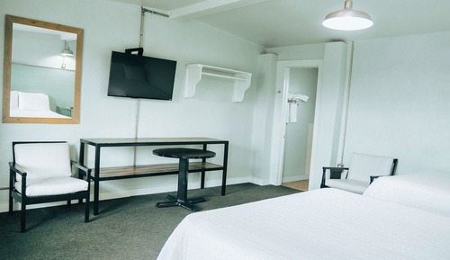 Habitación económica doble, 2 camas dobles, no fumadores