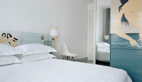 Habitación doble, vistas al mar