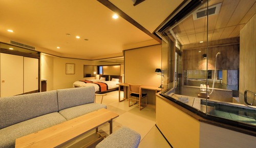 Habitación panorámica con 2 camas individuales, vistas a la montaña
