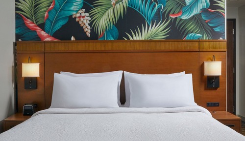 Habitación, 1 cama de matrimonio grande con sofá cama