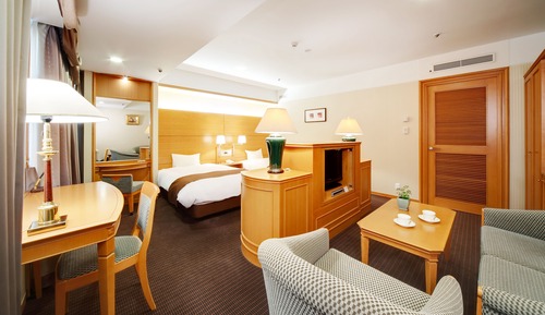 Habitación Deluxe con 2 camas individuales, no fumadores (Meal for children will be charged)