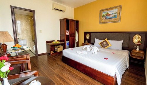 Habitación romántica doble, vistas al jardín