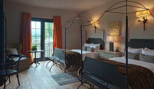 Habitación Deluxe doble, 2 camas de matrimonio
