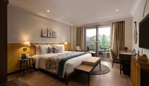Habitación Confort, 1 cama de matrimonio grande, no fumadores, vistas al jardín