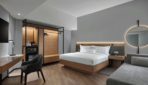 Habitación Deluxe, 1 cama de matrimonio grande con sofá cama, no fumadores