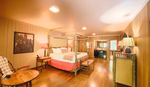 Cabaña, 1 cama de matrimonio grande (Santeetlah 3)