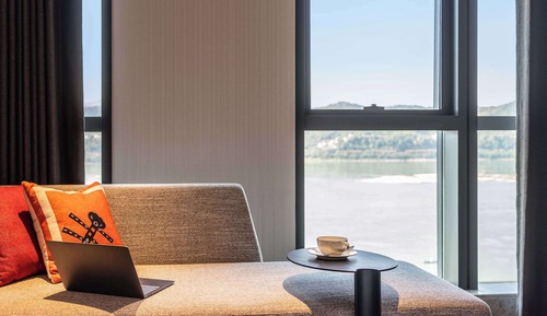 Habitación ejecutiva, 1 cama de matrimonio grande, vistas al río