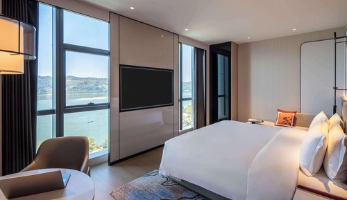 Habitación Deluxe, 1 cama de matrimonio grande, vistas al río