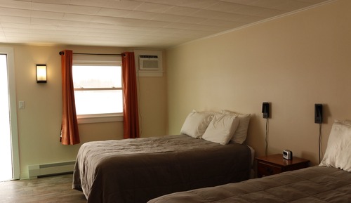 Habitación, 2 camas dobles, vistas al campo de golf, planta baja