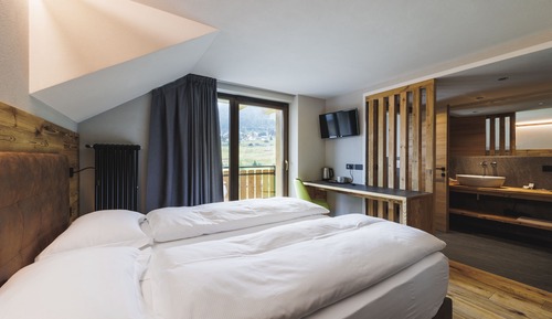 Habitación con 1 cama doble o 2 individuales