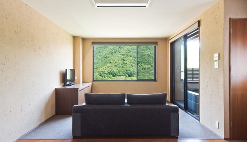 Habitación con 2 camas individuales (w/Private Open-airBath only13yrsAbove)