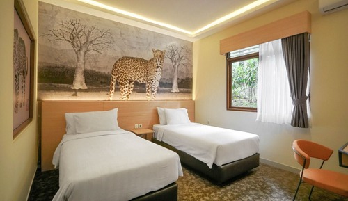 Habitación Deluxe con 2 camas individuales (Leopard)