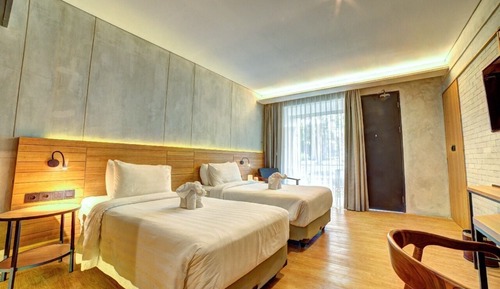 Habitación Deluxe con 2 camas individuales (Panda)