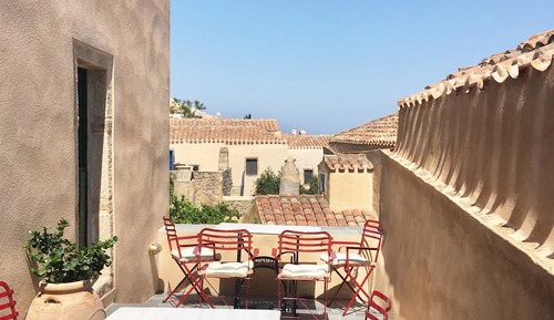 Suite junior, terraza