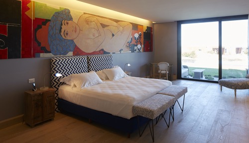 Suite, vistas parciales al mar