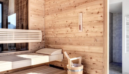 Habitación exclusiva, 1 cama doble, sauna