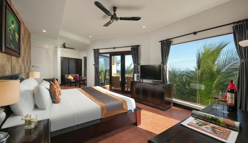 Habitación Deluxe con 1 cama doble o 2 individuales, frente a la playa