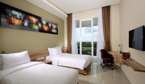 Habitación Grand con 2 camas individuales, vistas a la ciudad