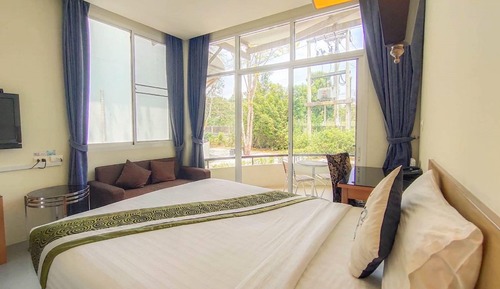 Habitación Deluxe con 2 camas individuales, vistas a la montaña