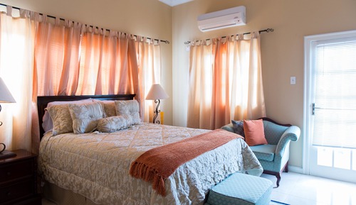 Habitación, 1 cama de matrimonio, balcón, vistas al mar (Orange Room)