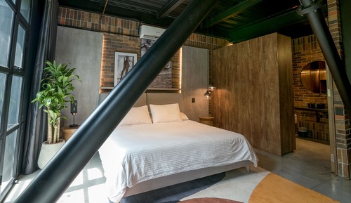 Ático de diseño, 1 cama de matrimonio, vistas a la montaña